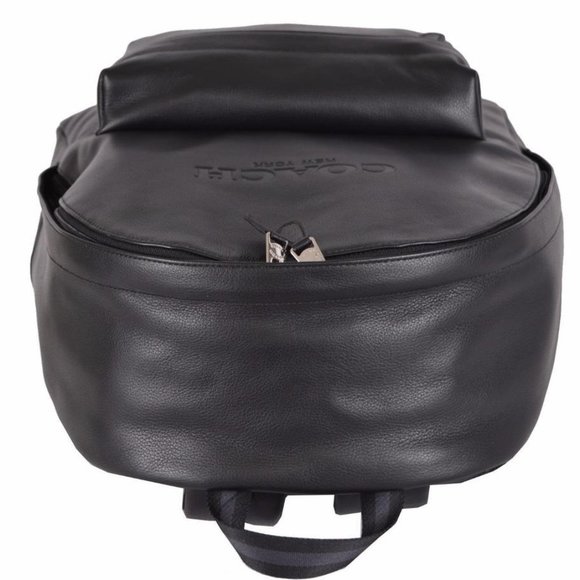 Coach Charles F54786 Leather Backpack black - Picture 2 of 5